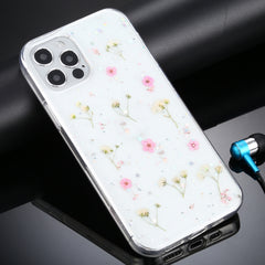 Gypsophila Flowers Pattern TPU Protective Case, For iPhone 11, For iPhone 11 Pro, For iPhone 11 Pro Max, For iPhone 12 mini, For iPhone 12 / 12 Pro, For iPhone 12 Pro Max