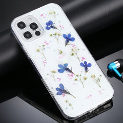 Gypsophila Flowers Pattern TPU Protective Case, For iPhone 11, For iPhone 11 Pro, For iPhone 11 Pro Max, For iPhone 12 mini, For iPhone 12 / 12 Pro, For iPhone 12 Pro Max