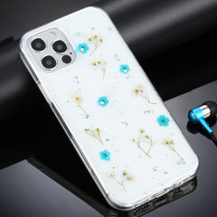 Gypsophila Flowers Pattern TPU Protective Case, For iPhone 11, For iPhone 11 Pro, For iPhone 11 Pro Max, For iPhone 12 mini, For iPhone 12 / 12 Pro, For iPhone 12 Pro Max