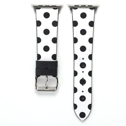 Fashion Dot Series Watchband For Apple Watch Series 6 & SE & 5 & 4 40mm / 3 & 2 & 1 38mm, For Apple Watch Series 8&7 41mm / SE 2&6&SE&5&4 40mm / 3&2&1 38mm, For Apple Watch Series 7 41mm / 6 & SE & 5 & 4 40mm / 3 & 2 & 1 38mm