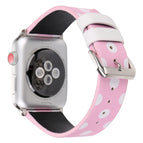 For Apple Watch Series 7 41mm / 6 & SE & 5 & 4 40mm / 3 & 2 & 1 38mm / Pink White