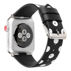For Apple Watch Series 7 41mm / 6 & SE & 5 & 4 40mm / 3 & 2 & 1 38mm / Black White