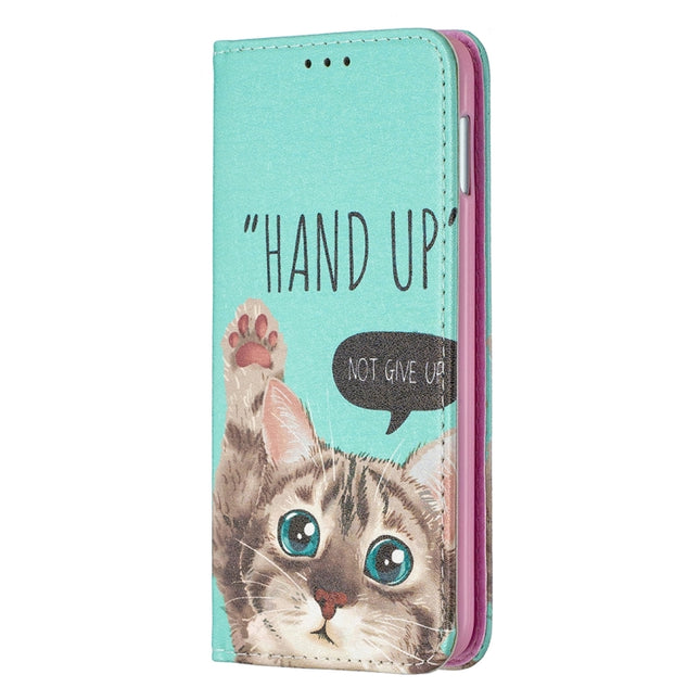 Colored Drawing Pattern Invisible Magnetic Horizontal Flip PU Leather Case with Holder & Card Slots & Wallet, For Samsung Galaxy S10e, For Samsung Galaxy S10
