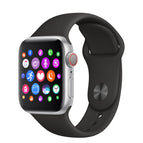 Style: Silicone Strap(Silver Black) / Silver Black