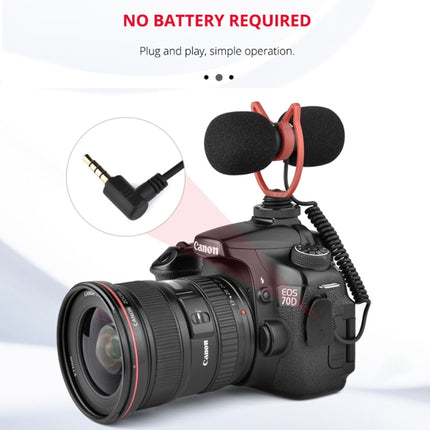 YELANGU MIC11 SLR Camera Mobile Phone Two-way Recording Microphone, MIC11