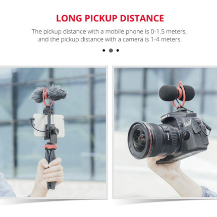 YELANGU MIC11 SLR Camera Mobile Phone Two-way Recording Microphone, MIC11