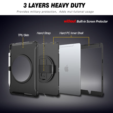 360 Degree Rotation PC+TPU Protective Cover with Holder & Hand Strap