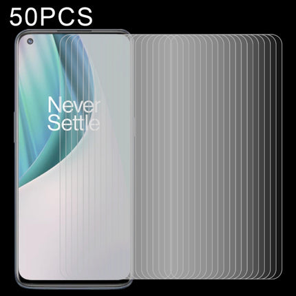 50 PCS 0.26mm 9H 2.5D Tempered Glass Film, For OnePlus Nord N100, For OnePlus Nord N10 5G, For Google Pixel 5