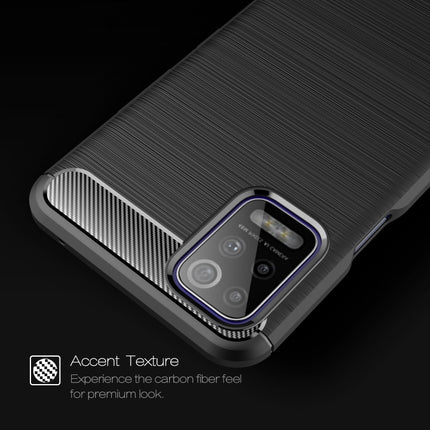 Brushed Texture Carbon Fiber TPU Case, For LG K42, For LG K52, For LG K92 5G