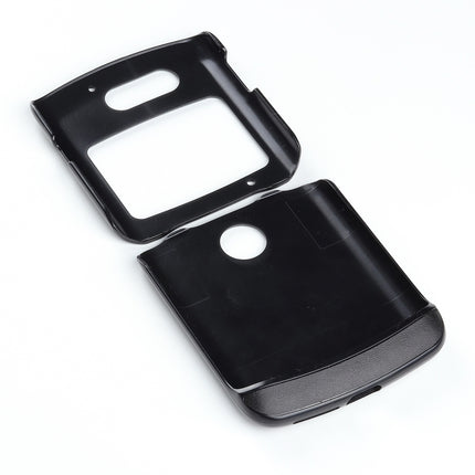 Two-color Cowhide Texture Top-grain Leather Shockproof Protective Case, For Motorola Moto Razr 5G