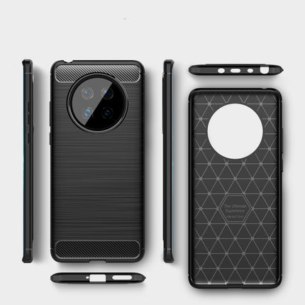 Brushed Texture Carbon Fiber TPU Case, For Huawei Mate 40, For Huawei P Smart 2021
