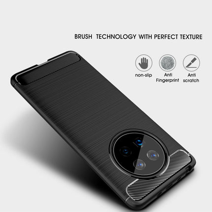 Brushed Texture Carbon Fiber TPU Case, For Huawei Mate 40, For Huawei P Smart 2021