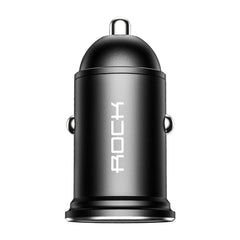ROCK H11 4.8A 24W Mini Dual USB Car Charger, H11
