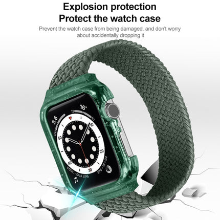 Weave Replacement Wrist Strap Watchbands with Frame For Apple Watch Series 6 & SE & 5 & 4 44mm / 3 & 2 & 1 42mm, 128mm, 135mm, 140mm, 145mm