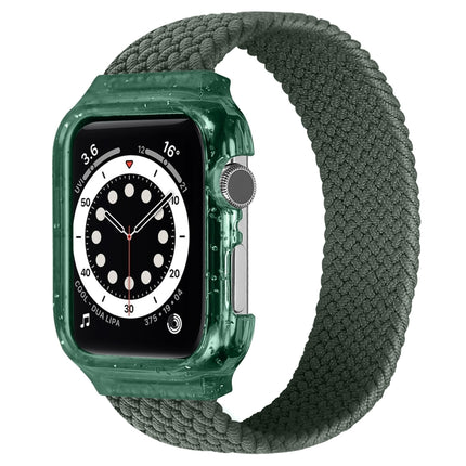 Weave Replacement Wrist Strap Watchbands with Frame For Apple Watch Series 6 & SE & 5 & 4 44mm / 3 & 2 & 1 42mm, 128mm, 135mm, 140mm, 145mm