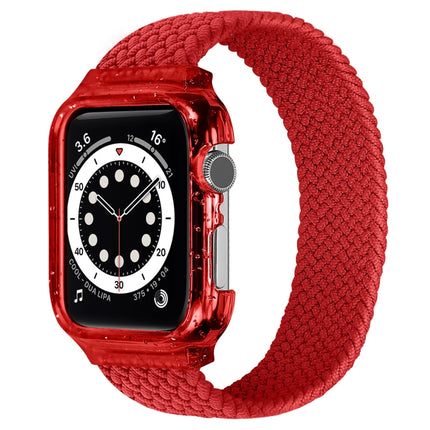 Weave Replacement Wrist Strap Watchbands with Frame For Apple Watch Series 6 & SE & 5 & 4 44mm / 3 & 2 & 1 42mm, 150mm, 155mm, 160mm, 165mm