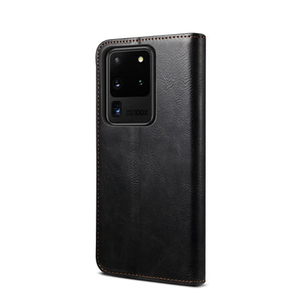Simple Wax Crazy Horse Texture Horizontal Flip Leather Case with Card Slots & Wallet, For Samsung Galaxy S20 UItra, For Samsung Galaxy S20 FE, For Samsung Galaxy S20 Plus