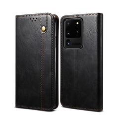 Simple Wax Crazy Horse Texture Horizontal Flip Leather Case with Card Slots & Wallet, For Samsung Galaxy S20 UItra, For Samsung Galaxy S20 FE, For Samsung Galaxy S20 Plus