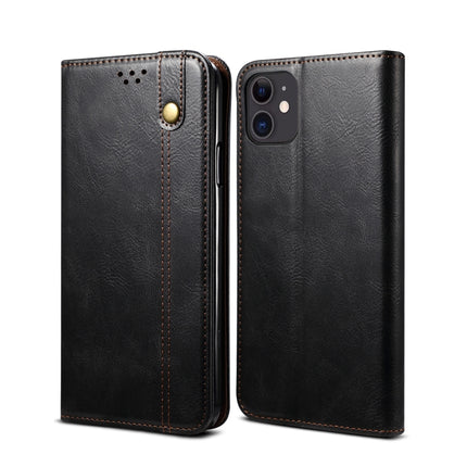 Simple Wax Crazy Horse Texture Horizontal Flip Leather Case with Card Slots & Wallet, For iPhone 11, For iPhone 11 Pro, For iPhone 11 Pro Max, For iPhone 12 mini, For iPhone 12 / 12 Pro, For iPhone 12 Pro Max