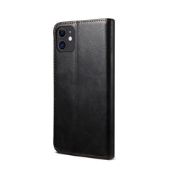 Simple Wax Crazy Horse Texture Horizontal Flip Leather Case with Card Slots & Wallet, For iPhone 11, For iPhone 11 Pro, For iPhone 11 Pro Max, For iPhone 12 mini, For iPhone 12 / 12 Pro, For iPhone 12 Pro Max