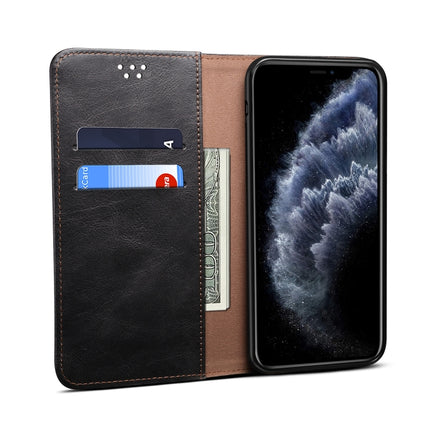Simple Wax Crazy Horse Texture Horizontal Flip Leather Case with Card Slots & Wallet, For iPhone 11, For iPhone 11 Pro, For iPhone 11 Pro Max, For iPhone 12 mini, For iPhone 12 / 12 Pro, For iPhone 12 Pro Max