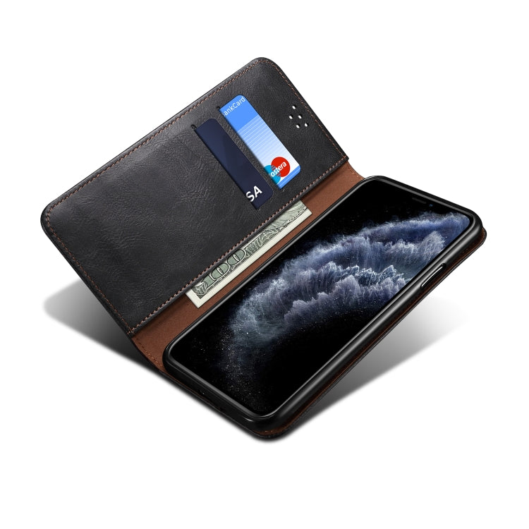 Simple Wax Crazy Horse Texture Horizontal Flip Leather Case with Card Slots & Wallet, For iPhone 11, For iPhone 11 Pro, For iPhone 11 Pro Max, For iPhone 12 mini, For iPhone 12 / 12 Pro, For iPhone 12 Pro Max