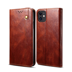 Simple Wax Crazy Horse Texture Horizontal Flip Leather Case with Card Slots & Wallet, For iPhone 11, For iPhone 11 Pro, For iPhone 11 Pro Max, For iPhone 12 mini, For iPhone 12 / 12 Pro, For iPhone 12 Pro Max, For iPhone XR, For iPhone XS / X