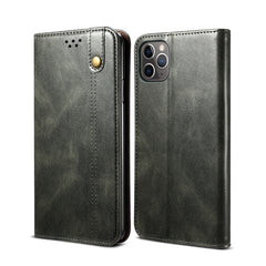 Simple Wax Crazy Horse Texture Horizontal Flip Leather Case with Card Slots & Wallet, For iPhone 11, For iPhone 11 Pro, For iPhone 11 Pro Max, For iPhone 12 mini, For iPhone 12 / 12 Pro, For iPhone 12 Pro Max, For iPhone XR, For iPhone XS / X