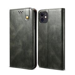 Simple Wax Crazy Horse Texture Horizontal Flip Leather Case with Card Slots & Wallet, For iPhone 11, For iPhone 11 Pro, For iPhone 11 Pro Max, For iPhone 12 mini, For iPhone 12 / 12 Pro, For iPhone 12 Pro Max, For iPhone XR, For iPhone XS / X