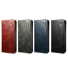 Simple Wax Crazy Horse Texture Horizontal Flip Leather Case with Card Slots & Wallet, For iPhone XS Max