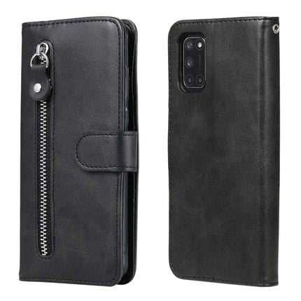 Fashion Calf Texture Zipper Horizontal Flip Leather Case with Holder & Card Slots & Wallet, For OPPO A9 (2020) / A5 (2020), For OPPO A52 / A72 / A92, For OPPO A53 / A53S / A32 / A33, For OPPO Realme 7 Pro