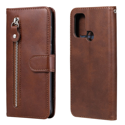Fashion Calf Texture Zipper Horizontal Flip Leather Case with Holder & Card Slots & Wallet, For OPPO A9 (2020) / A5 (2020), For OPPO A52 / A72 / A92, For OPPO A53 / A53S / A32 / A33, For OPPO Realme 7 Pro