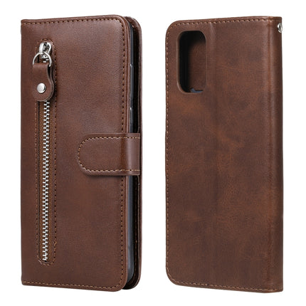 Fashion Calf Texture Zipper Horizontal Flip Leather Case with Holder & Card Slots & Wallet, For OPPO A9 (2020) / A5 (2020), For OPPO A52 / A72 / A92, For OPPO A53 / A53S / A32 / A33, For OPPO Realme 7 Pro