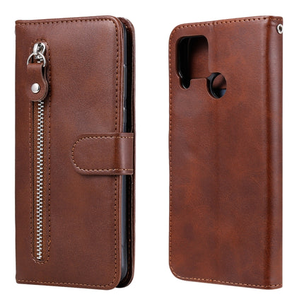 Fashion Calf Texture Zipper Horizontal Flip Leather Case with Holder & Card Slots & Wallet, For OPPO Realme 7, For OPPO Realme C11, For OPPO Realme C15 / C12, For OPPO Reno4 Pro 5G