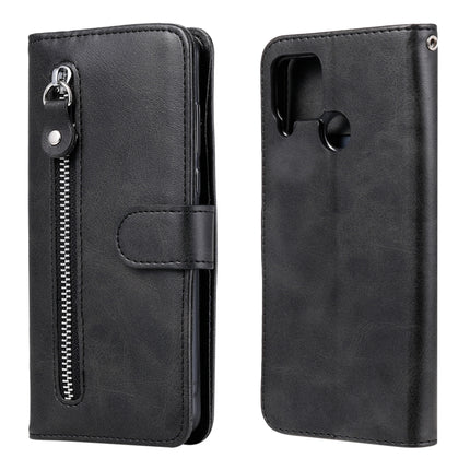 Fashion Calf Texture Zipper Horizontal Flip Leather Case with Holder & Card Slots & Wallet, For OPPO Realme 7, For OPPO Realme C11, For OPPO Realme C15 / C12, For OPPO Reno4 Pro 5G