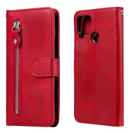 Fashion Calf Texture Zipper Horizontal Flip Leather Case with Holder & Card Slots & Wallet, For OPPO Realme 7, For OPPO Realme C11, For OPPO Realme C15 / C12, For OPPO Reno4 Pro 5G