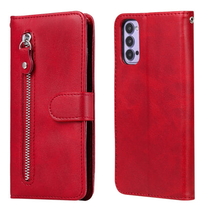 Fashion Calf Texture Zipper Horizontal Flip Leather Case with Holder & Card Slots & Wallet, For OPPO Reno4 5G, For LG K41S / K51S, For LG Velvet, For Motorola Moto G9 Play / Moto E7 Plus