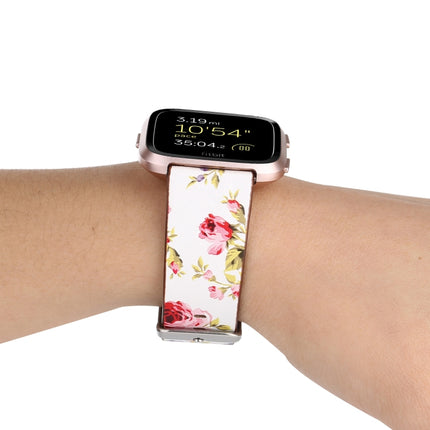 For Fitbit Versa 1 / 2 Flower Pattern Replacement Wrist Strap Watchband