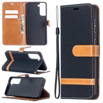 Color Matching Denim Texture Horizontal Flip Leather Case with Holder & Card Slots & Wallet & Lanyard, For Samsung Galaxy S21 5G, For Samsung Galaxy S21+ 5G