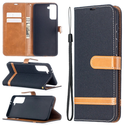 Color Matching Denim Texture Horizontal Flip Leather Case with Holder & Card Slots & Wallet & Lanyard, For Samsung Galaxy S21 5G, For Samsung Galaxy S21+ 5G