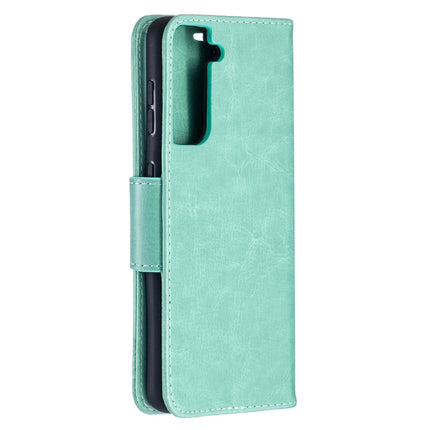 Embossing Two Butterflies Pattern Horizontal Flip PU Leather Case with Holder & Card Slot & Wallet & Lanyard, For Samsung Galaxy S21 5G, For Samsung Galaxy S21+ 5G, For Samsung Galaxy S21 Ultra 5G