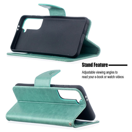 Embossing Two Butterflies Pattern Horizontal Flip PU Leather Case with Holder & Card Slot & Wallet & Lanyard, For Samsung Galaxy S21 5G, For Samsung Galaxy S21+ 5G, For Samsung Galaxy S21 Ultra 5G