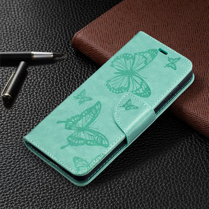 Embossing Two Butterflies Pattern Horizontal Flip PU Leather Case with Holder & Card Slot & Wallet & Lanyard, For Samsung Galaxy S21 5G, For Samsung Galaxy S21+ 5G, For Samsung Galaxy S21 Ultra 5G