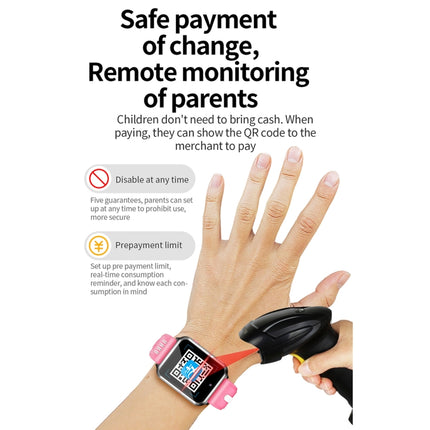 H1(1+8) 1.54 inch Full-fit Screen Dual Cameras Smart Phone Watch, Support SIM Card / GPS Tracking / Real-time Trajectory / Temperature Monitoring