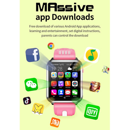 H1(1+8) 1.54 inch Full-fit Screen Dual Cameras Smart Phone Watch, Support SIM Card / GPS Tracking / Real-time Trajectory / Temperature Monitoring