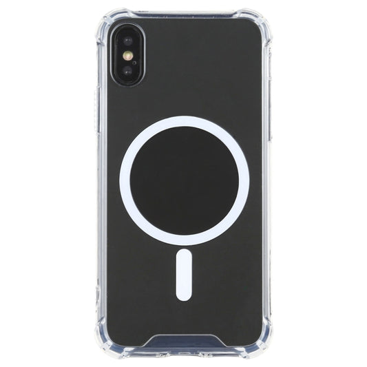 Funda protectora magnética a prueba de golpes con airbag de cuatro esquinas transparente para iPhone XR, para iPhone X/XS, para iPhone XR, para iPhone XS Max