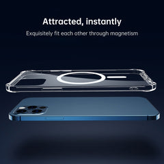 For iPhone XR Clear Four-corner Airbag Magnetic Shockproof Protective Magsafe Case, For iPhone X / XS, For iPhone XR, For iPhone XS Max