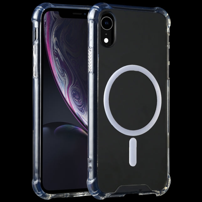 For iPhone XR Clear Four-corner Airbag Magnetic Shockproof Protective Magsafe Case, For iPhone XR, For iPhone XS Max