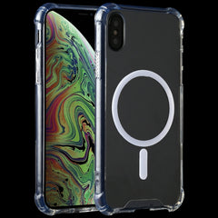 For iPhone XR Clear Four-corner Airbag Magnetic Shockproof Protective Magsafe Case, For iPhone X / XS, For iPhone XR, For iPhone XS Max