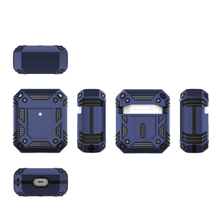 Iron Man Four-corner Shockproof Earphone Protective Cover For AirPods 1 / 2, For AirPods 1 / 2